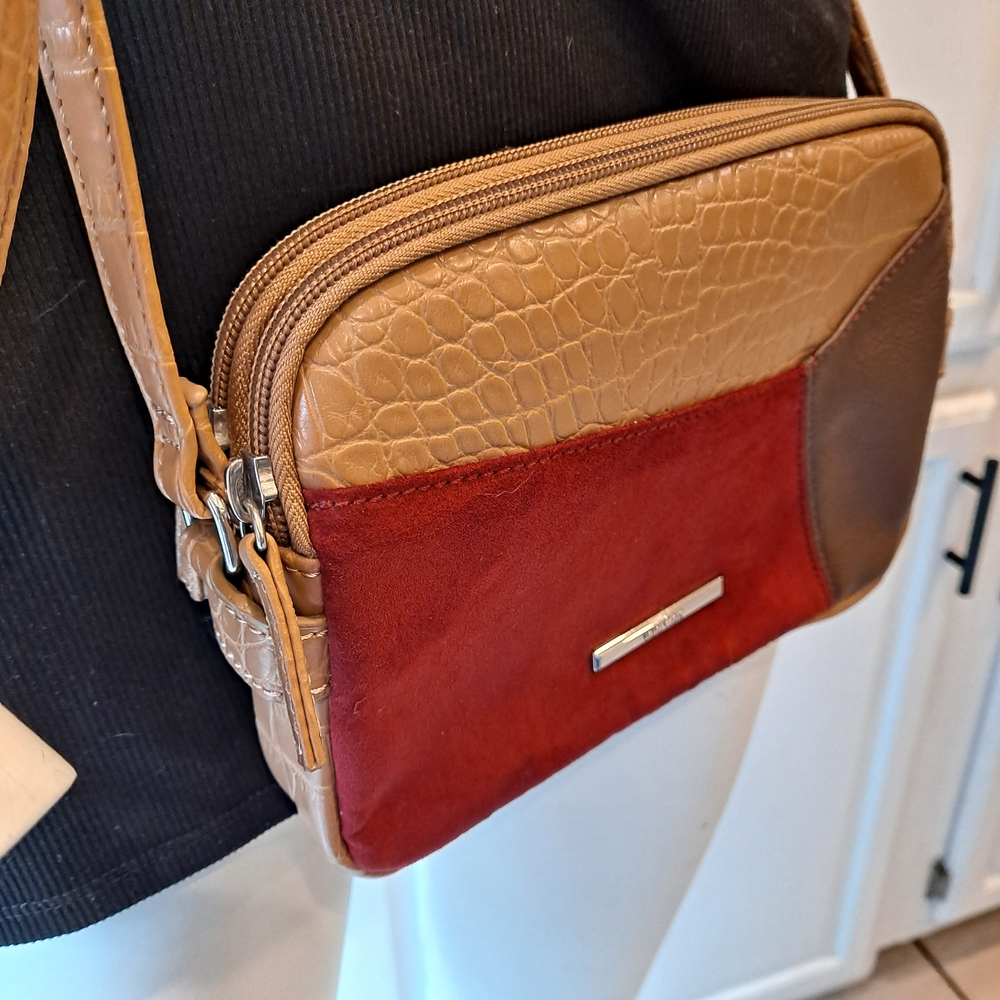 Nine West Chic Multipatterned Multicolored Patchw… - image 3